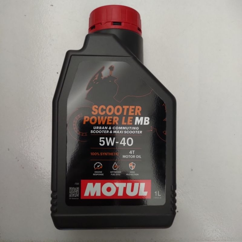 Oli Mesin Motul Scooter Power LE 1 Liter 5W40
