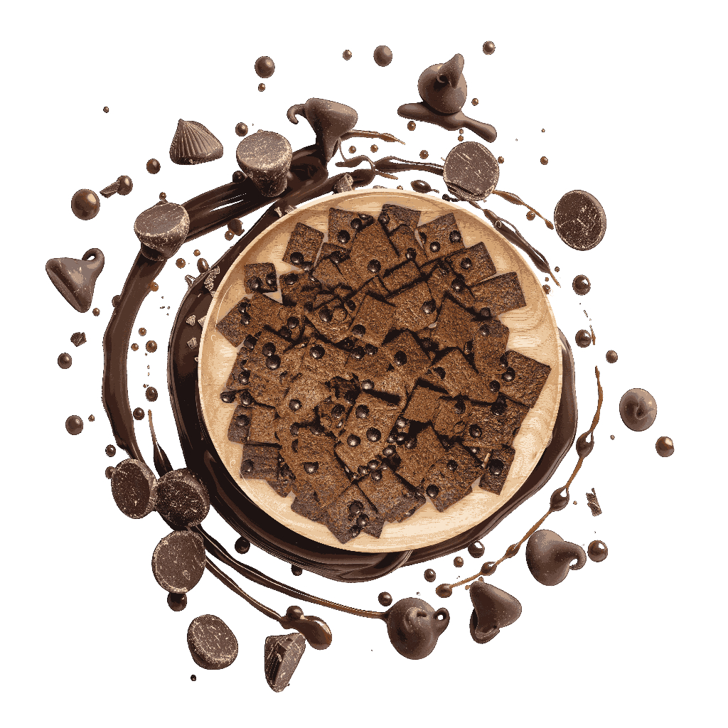 

kukis coklat bertabur cocochips | 600 ml