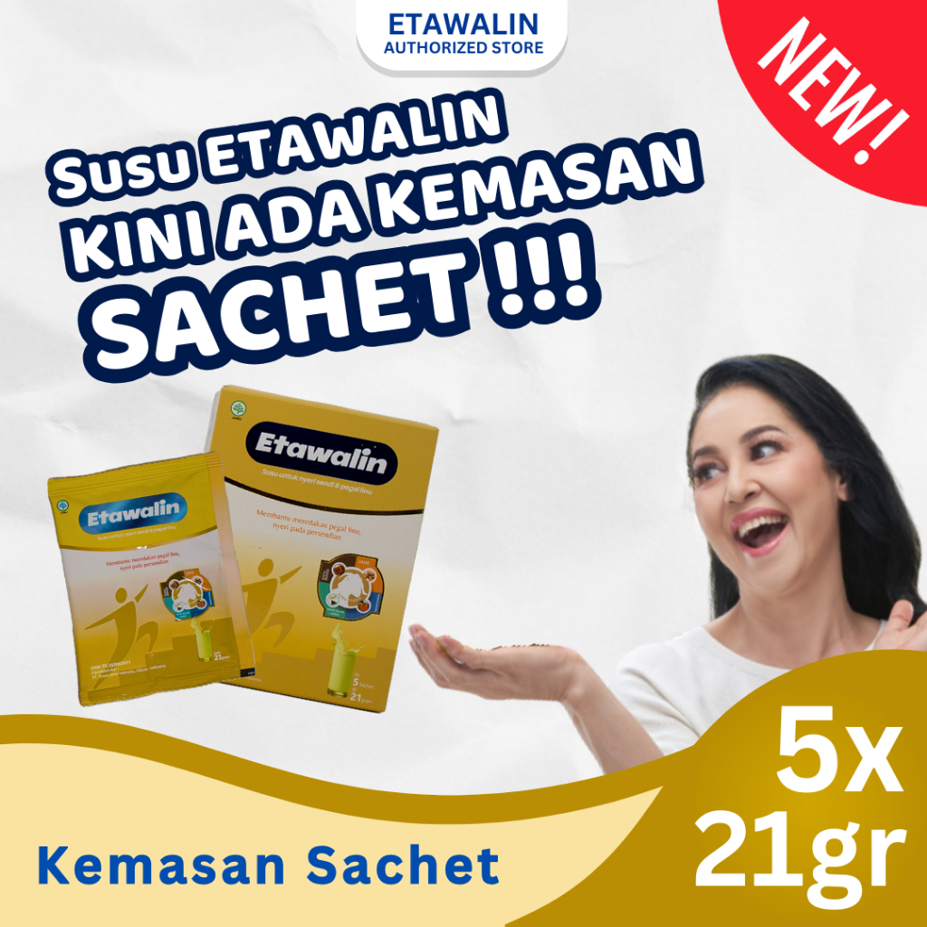 

Etawalin Sachet Susu Etawa Herbal Nyeri Sendi Original 5x 21gr