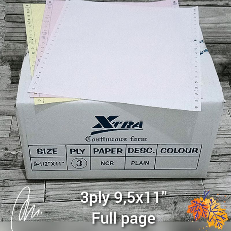 

Kertas Continuous Form 3ply 9.5x11" TANPA PEMBAGIAN RJ4
