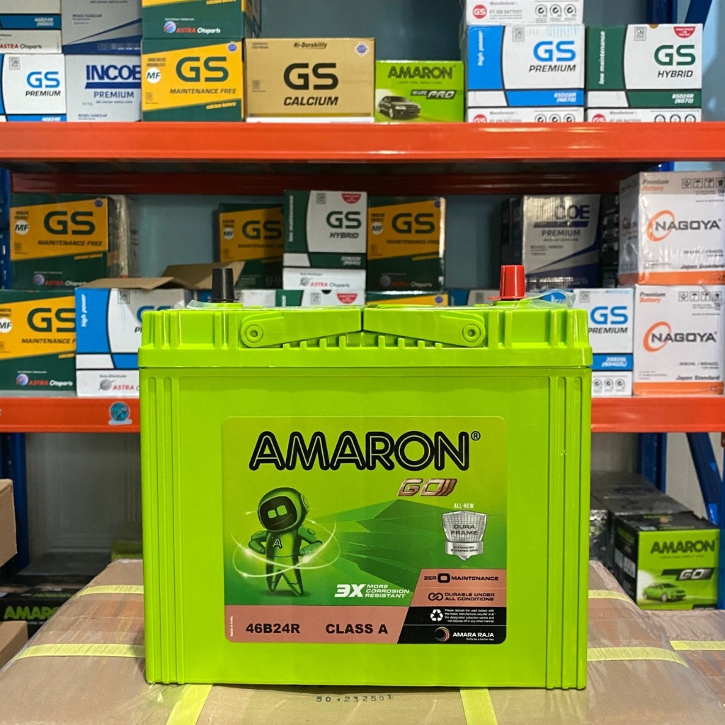 AMARON 46B24R ACCU MOBIL KERING ECOSPORT TARUNA ESCUDO FUTURA KATANA X-OVER CARRY JIMNY S-CROSS NS60