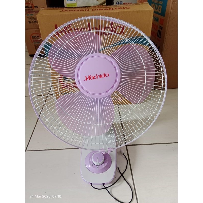 Wall Fan HACHIDA 16 inchi / Kipas Angin Dinding 16" HACHIDA WF 167 - wf167 16 inchi