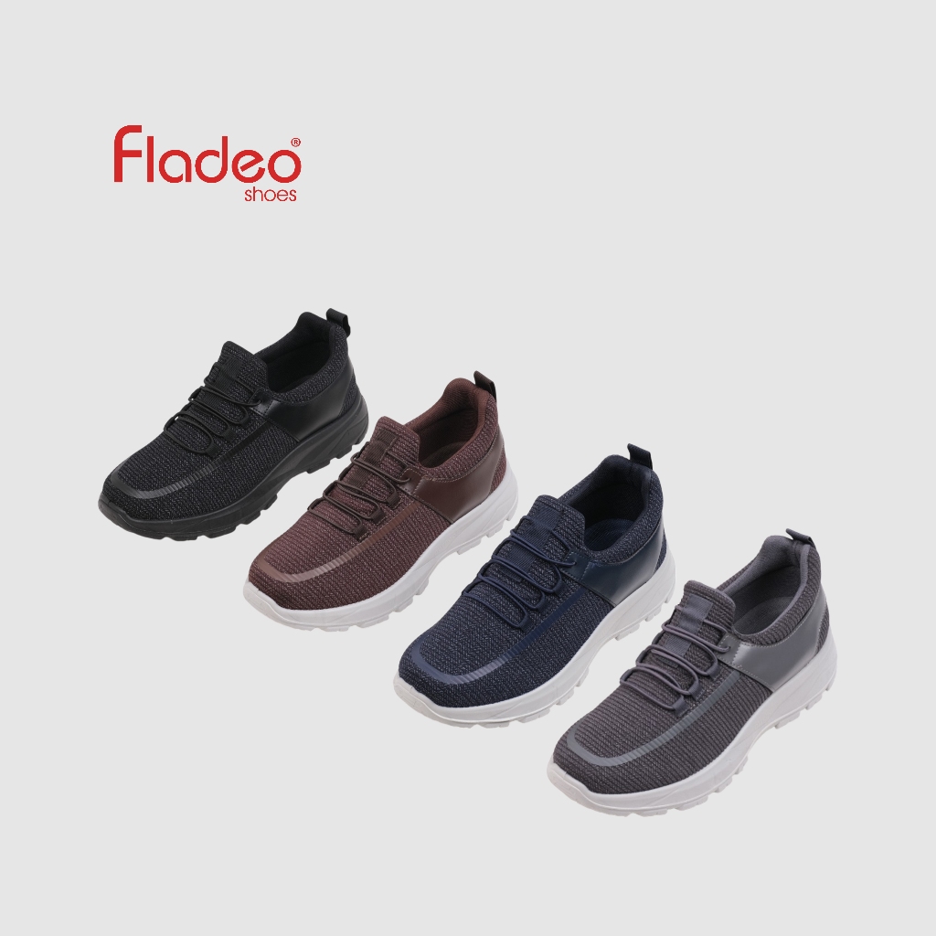 Fladeo C25/MSS222-1LU/Sepatu Sneakers Tali Pria [ Sneakers Shoes ]