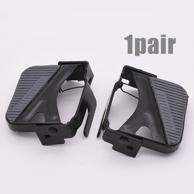 2pcs Injakan Kaki Sepeda Lipat Pijakan Belakang Sepeda Gunung Pedal Sepeda Lipat Baja