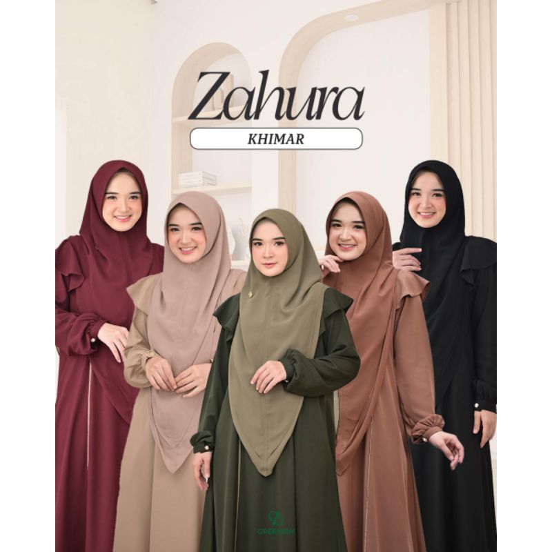 ZAHURA HIJAB DEWASA BY GREENISM | SARIMBIT ZAHURA BY GREENISM | SARIMBIT GREENISM 2025 | KERUDUNG DE