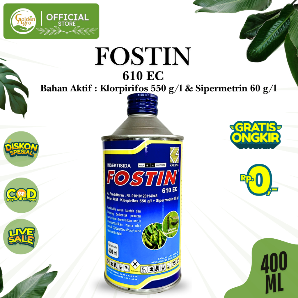 INSEKTISIDA FOSTIN 610EC EC 400ML ML