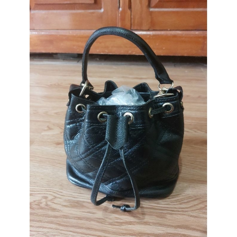 Preloved Tas Serut Kulit Asli Garut