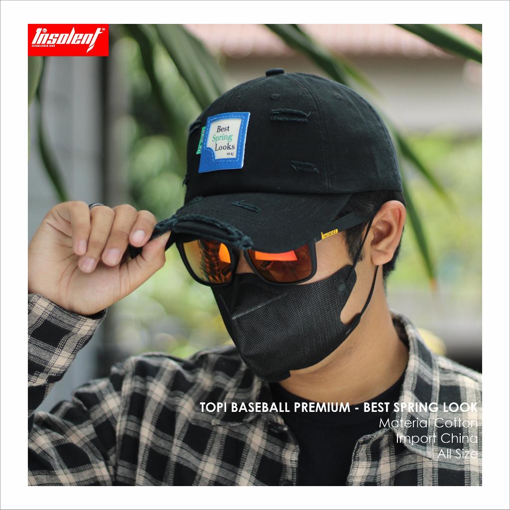 Insolent - Topi Baseball Caps Import Pria Wanita Korean Style - Best Spring Look