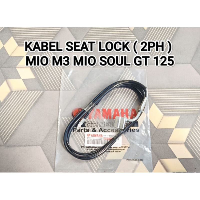KABEL SEAT LOCK ( 2PH ) MIO M3 MIO SOUL GT 125 FINO 125 MIO S MIO Z KABEL JOK BAGASI BELAKANG HIGH Q