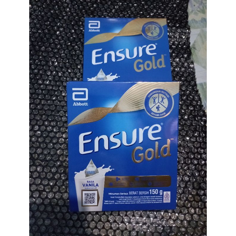 

susu ENSURE Gold rasa vanila 150gr susu dewasa (kotak)
