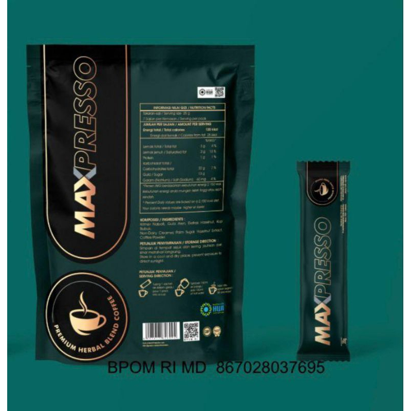 

Coffee MAXPRESSO KOPI Original dari HWI