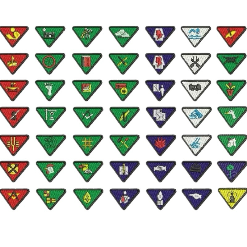 TKk (SIAGA) Wajib & Non Wajib Bordir / Badge TKK Pramuka Siaga Khusus Bordir