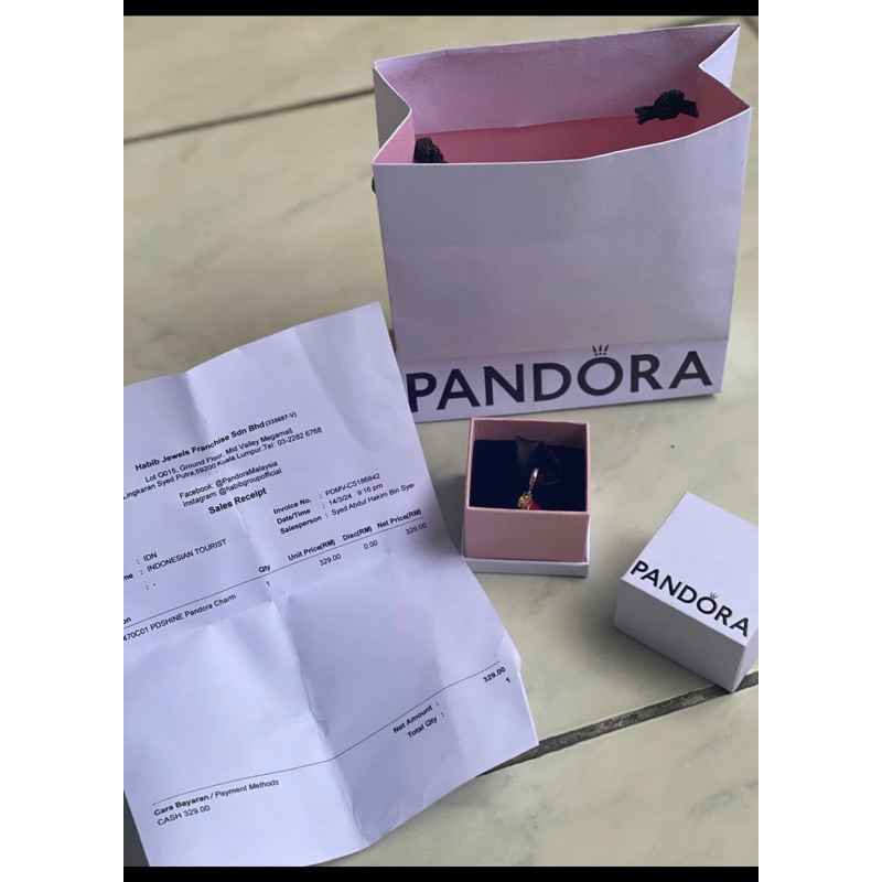 charms pandora edisi imlek