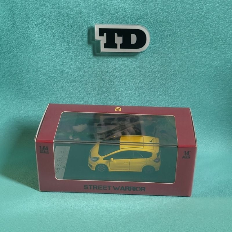 Diecast 1:64 Street Warior x Ghost Player FIT GE8 Yellow