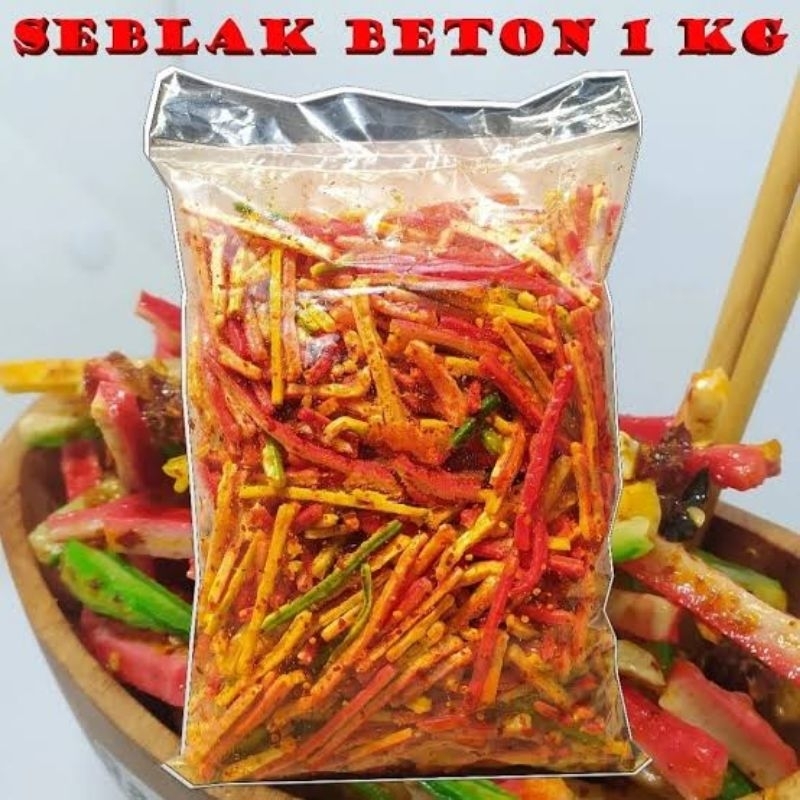 

COD-seblak beton pedas viral yang bikin ketagihan bikin lidah bergoyang berat 1 kg