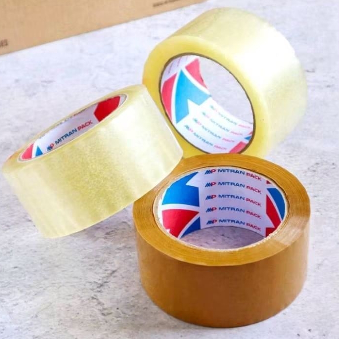 

Lakban || Selotip || Selasiban 45mm x 72yard Lakban Bening / Coklat