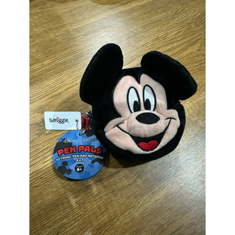 Smiggle Pen Pals Keyring Pen and Notepad 3 in 1 set smiggle mickey mouse keychain gantungan kunci di