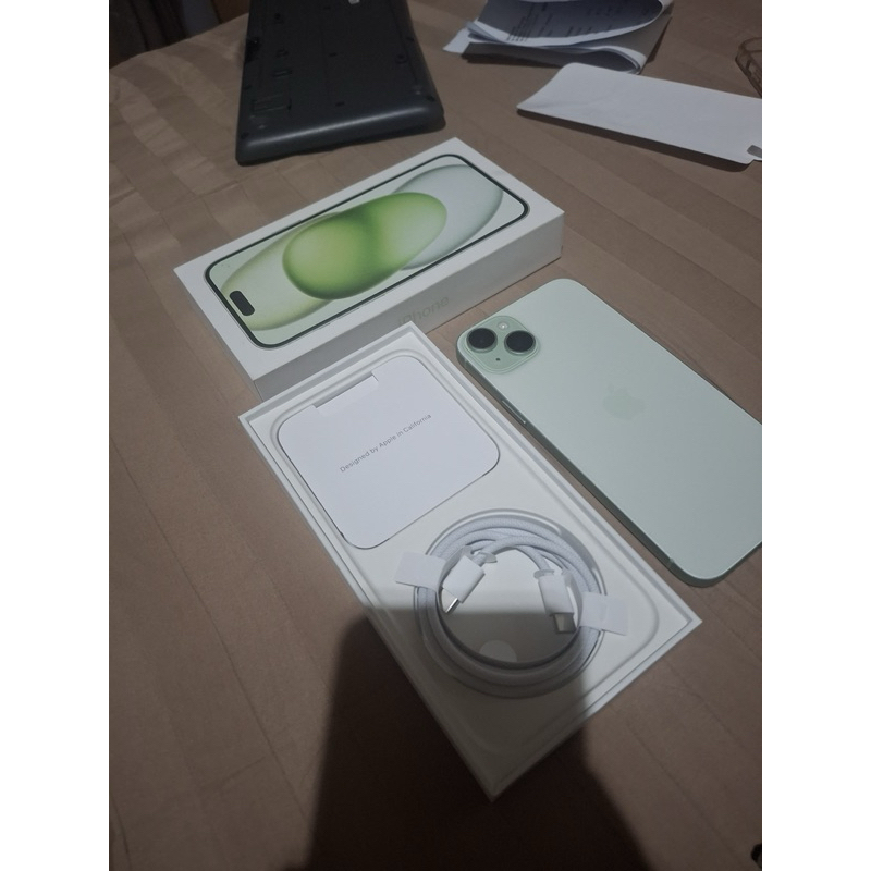 iphone 15 plus 128 gb green RESMI IBOX (preloved)