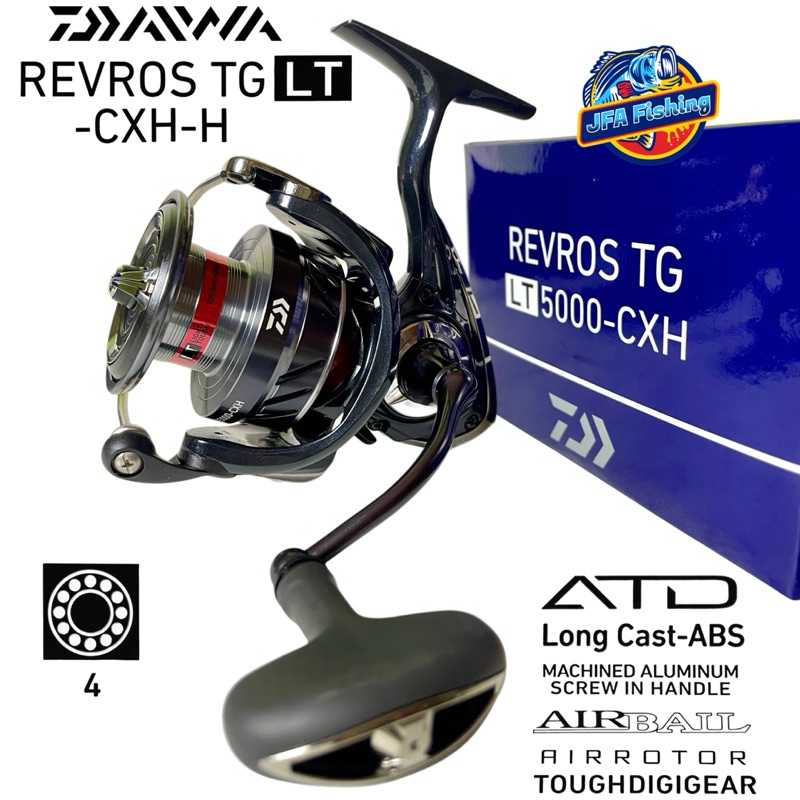 Reel Spinning Daiwa REVROS TG LT 5000-CXH/6000-H 4Bb PH