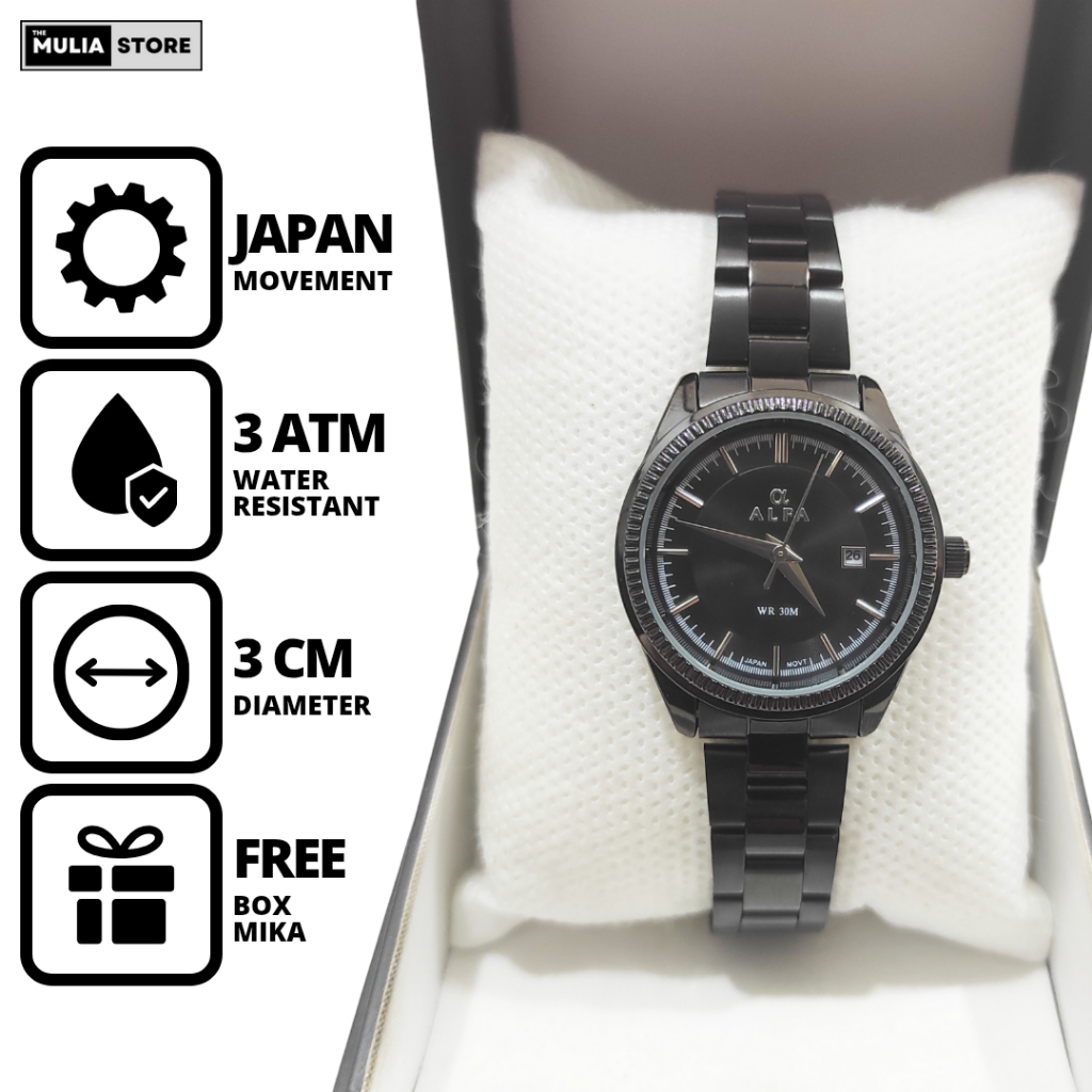 ALFA Jam Tangan Wanita Alfa A 002 L Tanggal Analog
