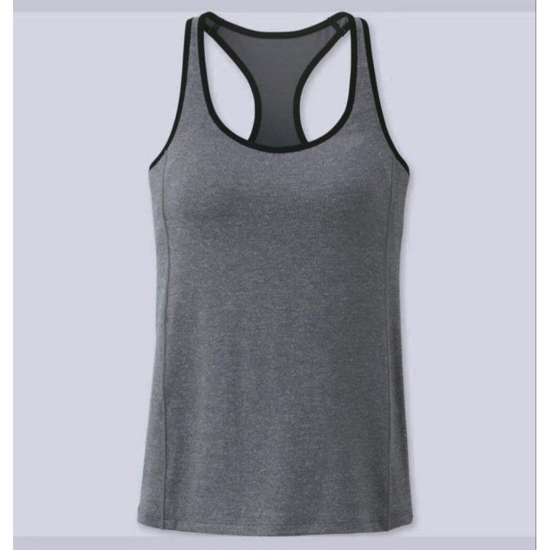 UNIQLO CAMISOLE BRA SPORT IN GREY