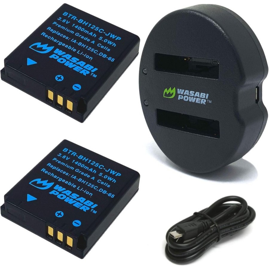 WASABI POWER Battery & Charger for Fujifilm NP-70 NP70 Baterai Fuji FinePix Fine Pix F20 F20 Zoom F4