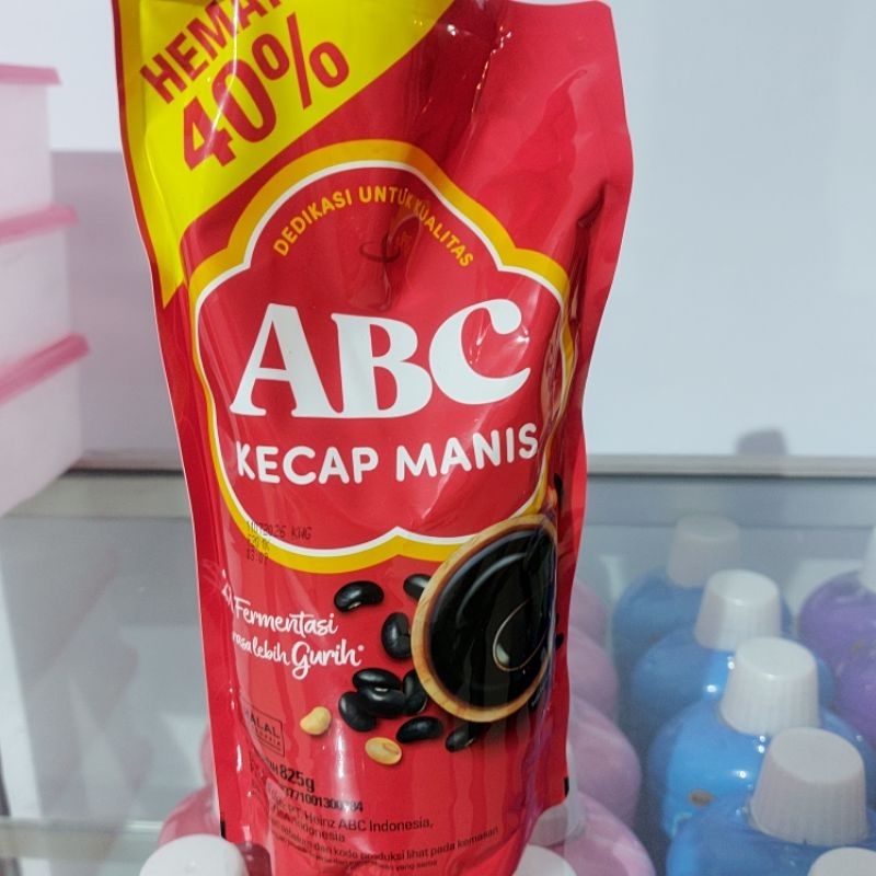 

ABC Kecap Manis Jumbo Fermentasi Rasa Lebih Gurih Refill 825gr