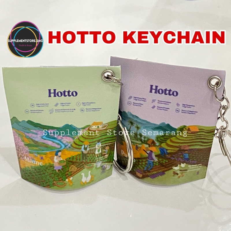 

EXCLUSIVE Limited Edition KEYCHAIN HOTTO PURTO MAME Merchandise Gantungan Kunci Hotto