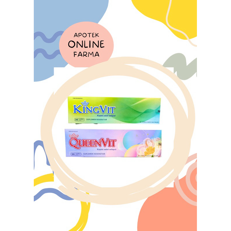 KINGVIT ( untuk pria ) QUEENVIT ( untuk wanita ) vitamin penyubur kandungan untuk promil