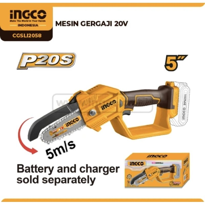 MESIN GERGAJI CORDLESS INGCO
