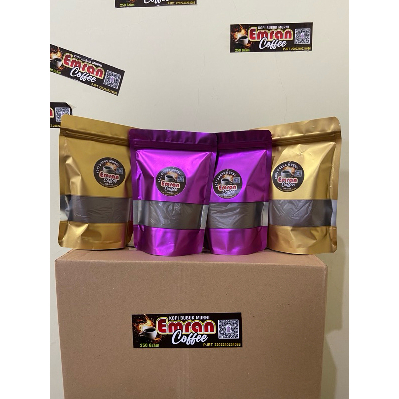 

Kopi bubuk robusta paket 1 kg /4 pcs