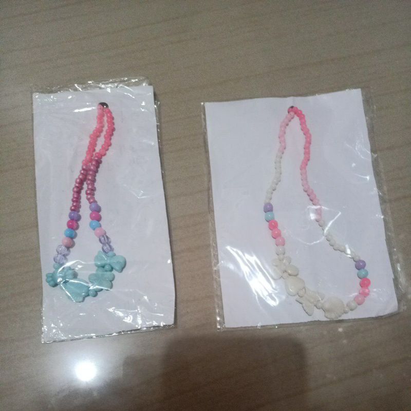 kalung manik manik aksesoris anak perempuan (dapat freebies)