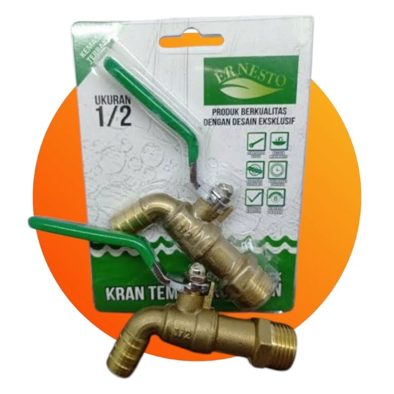 Kran Air 1/2" Kuningan / Kran taman 1/2 inch