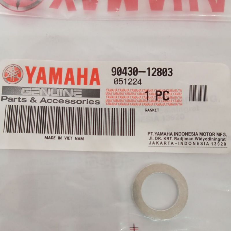 GASKET / RING BAUT PEMBUANGAN OLI MESIN BAWAH - ALL NEW NMAX / ALL NEW AEROX / LEXI 125 / LEXI LX 15