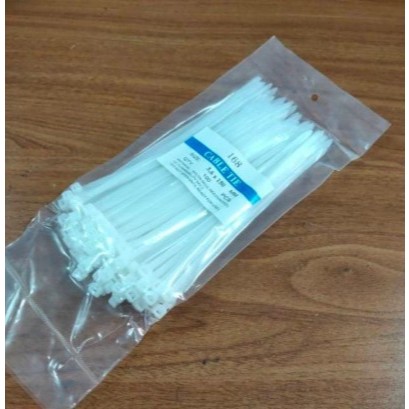 

TALI SEGEL PLASTIK 3,6 X 150 MM , CABLE TIES - KABEL TIES - ISI 100 PCS