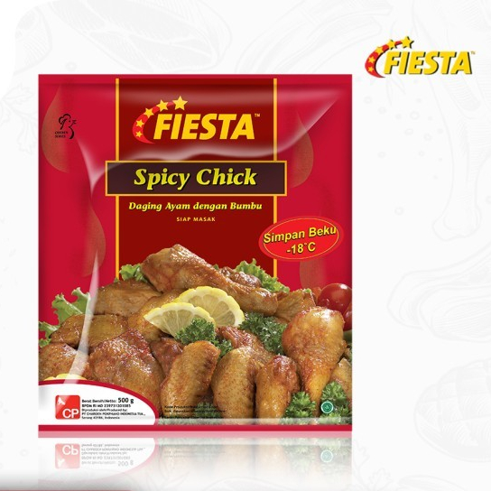 

Fiesta Spicy Chick Daging Ayam Dengan Bumbu 400gr Frozen Siap Masak