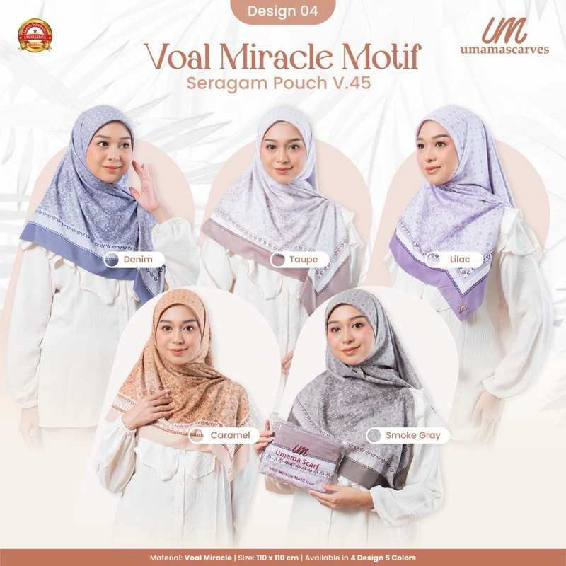 LOCALBB || Voal Miracle Motif Icon Pouch