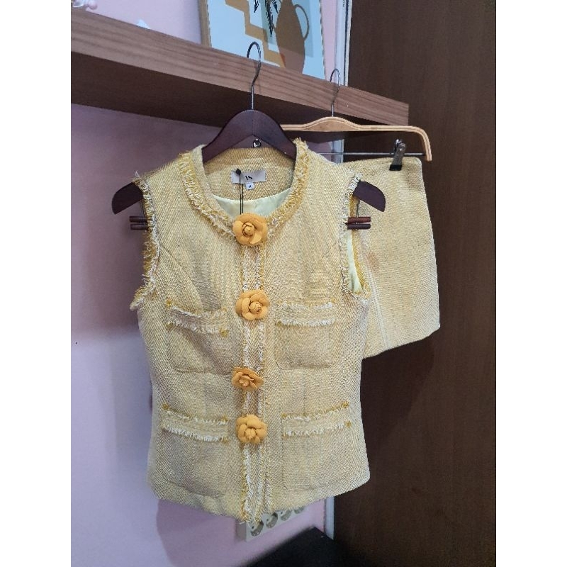 SET TWEED VEST & SHORT PANTS VSHOP