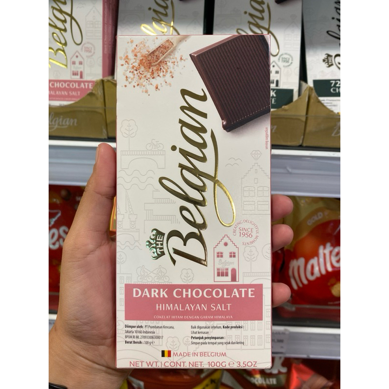 

The Belgian Dark Chocolate Himalayan Salt 100gr