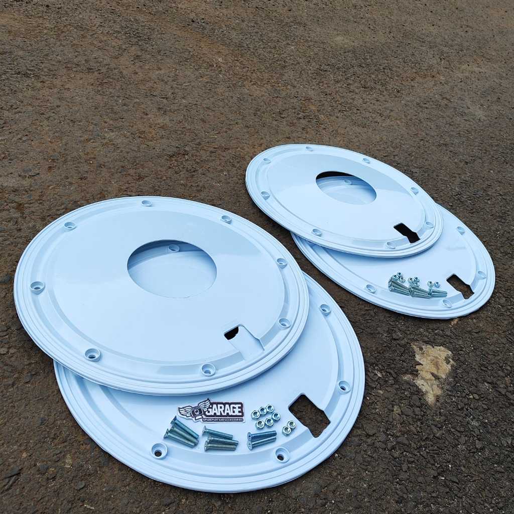 Wheeldop astrea grand ABS PUTIH MODEL BARU set BAUD Wildop Ring 17 Wheel dop Doop weldop tutup velg 