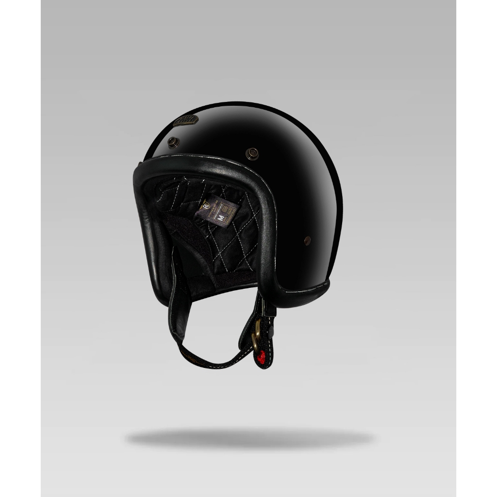 Riders And Rules - TX-500 Luxury Helmet Black / White Helm Pria Wanita