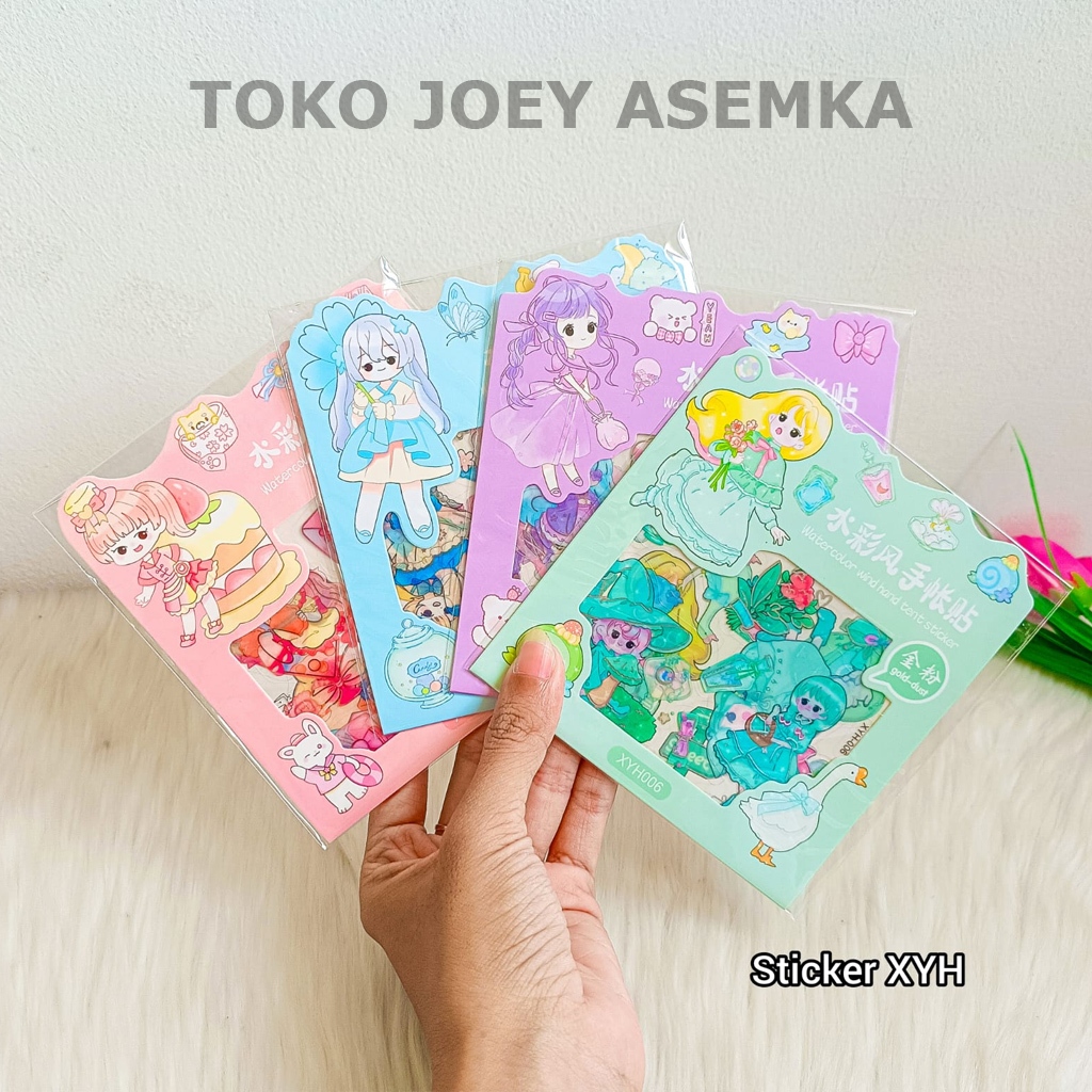 

STICKER SET ISI 3 LEMBAR XYH DIY CRAFT STIKER SCRAP BOOK JURNALING KREATIVITAS MAINAN TEMPEL ANAK