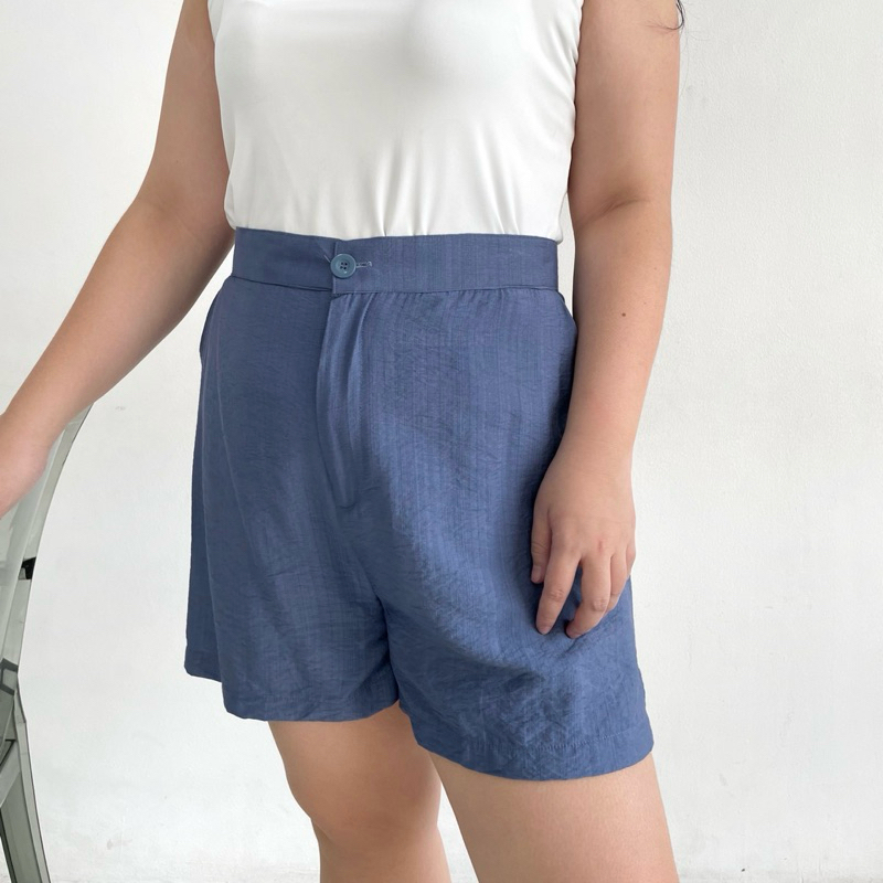 EGALE.ID - Puff Sleeve Linen Set | Plus Size Jumbo Size Big Size