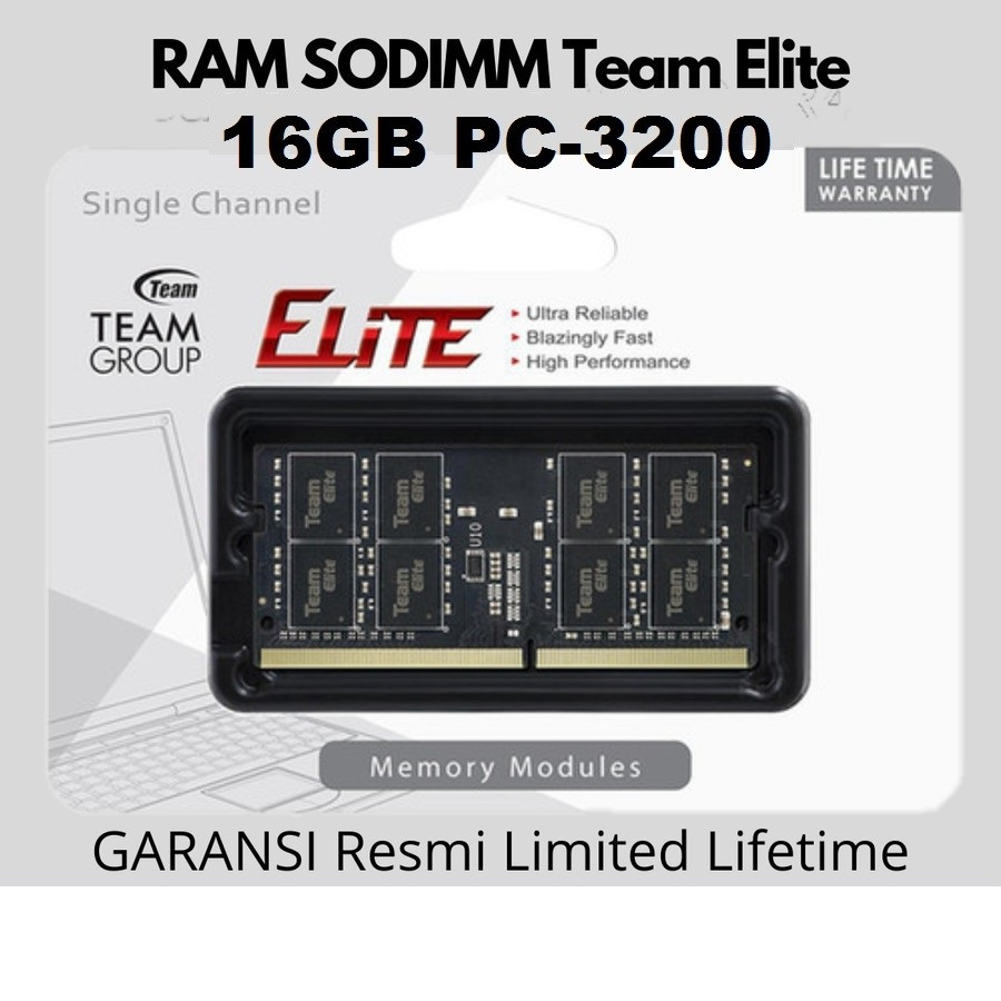 Ram Memory TEAM Elite sodimm ddr4 16GB / TEAM Memory Laptop 16GB DDR4
