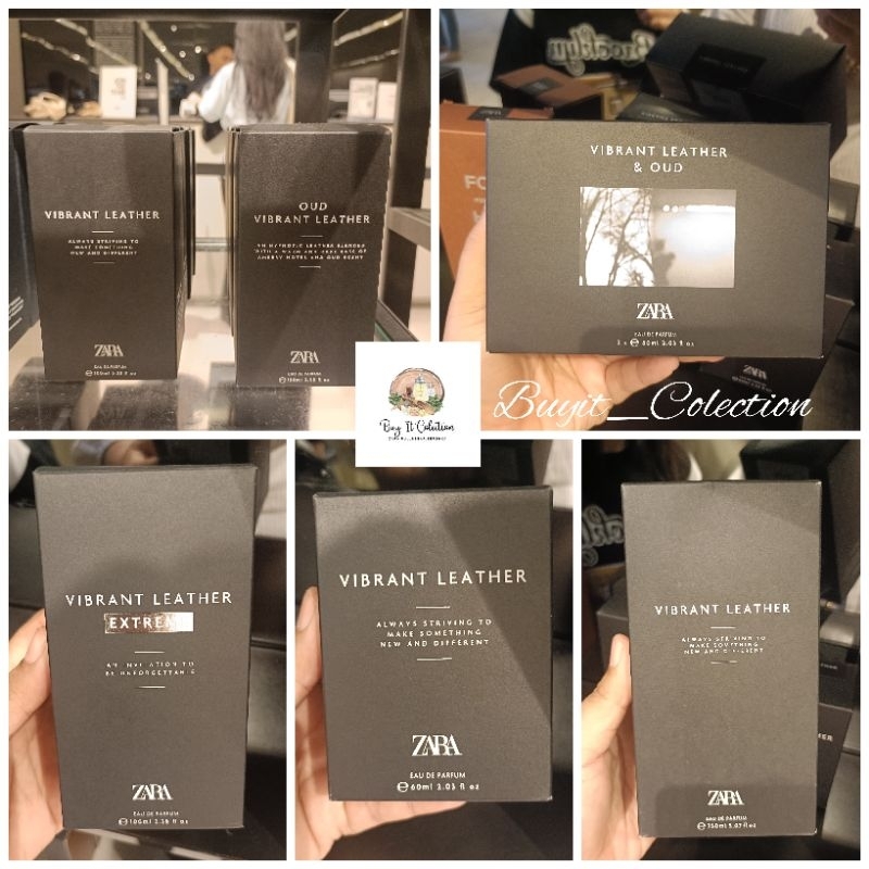 PARFUM ZARA MAN VIBRANT LEATHER/OUD VIBRANT LEATHER/BOGGOS VIBRANT LEATHER(READY  ORI ZARA)
