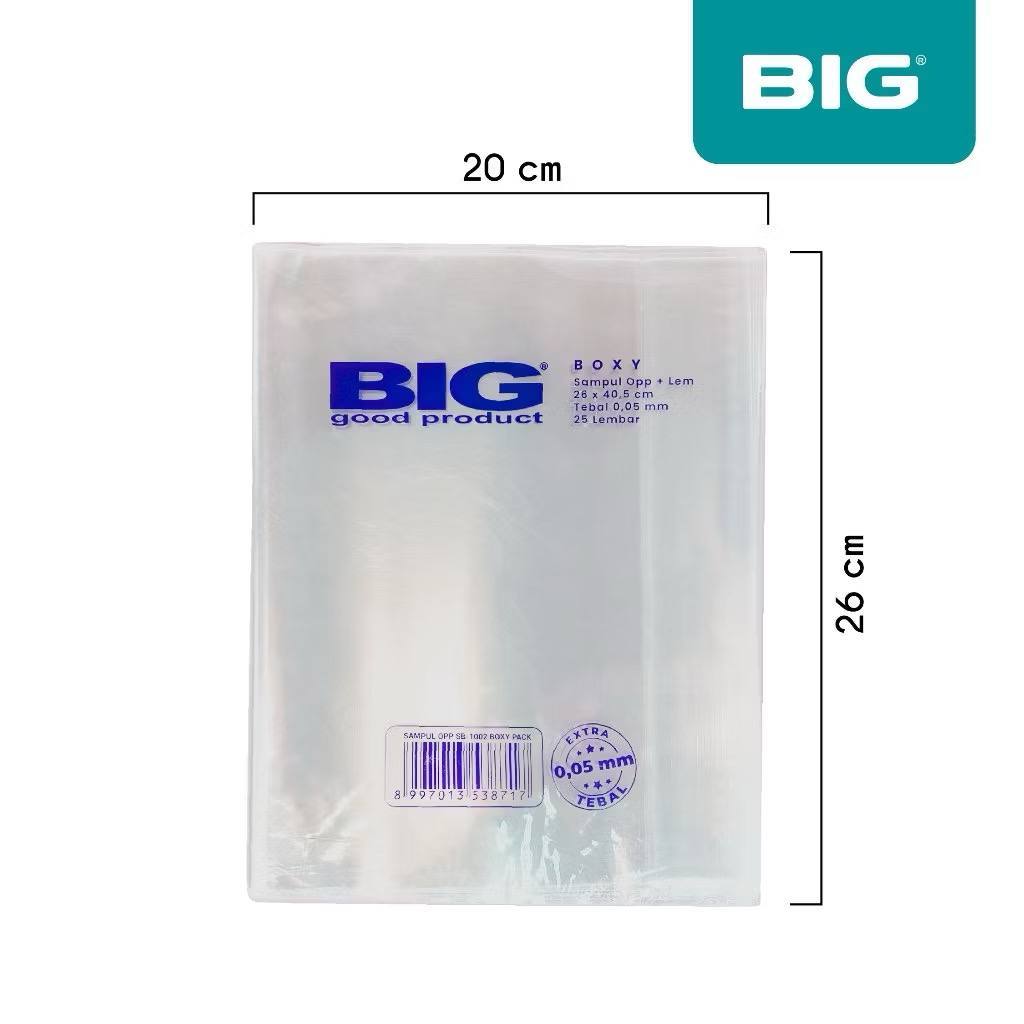 

Sampul Plastik BOXY BIG ukuran Buku B5 isi 25 pcs [ 1 PACK ]