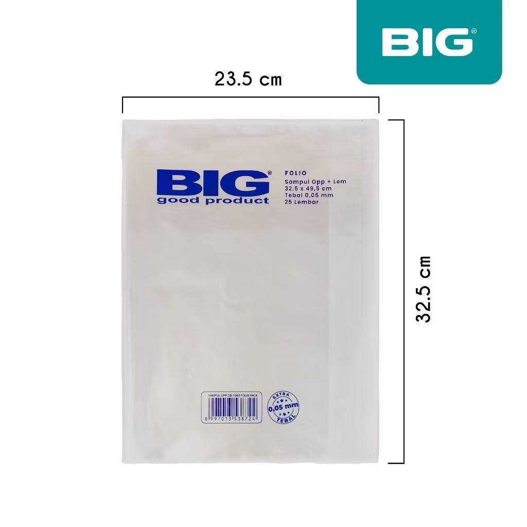

Sampul Plastik FOLIO BIG isi 25 pcs [ 1 PACK ]