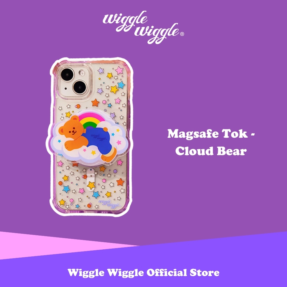 Wiggle Wiggle Magsafe Tok - Cloud Bear Aesthetic Lucu Korea