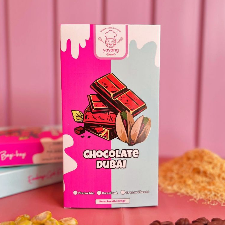 

ADR Coklat Dubai Kunafe Pistachio JUMBO - Yayang Dessert