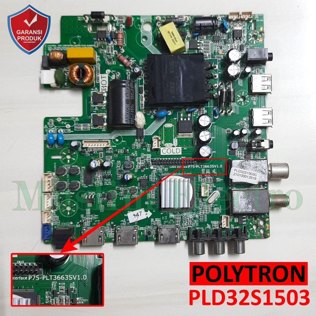 Mainboard LED TV Polytron PLD32S1503 32S1503